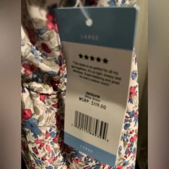 SALE BB Dakota Steve Madden Blue and Pink Floral Canyon Maxi Dress - Picture 5 of 5